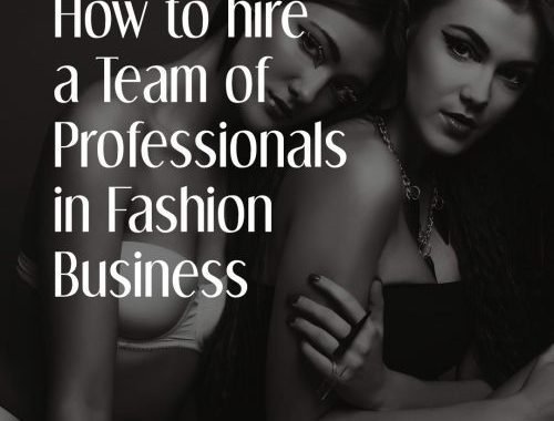 How To Hire  a Team Of Professionals  in Fashion Business 1 E1547573051528